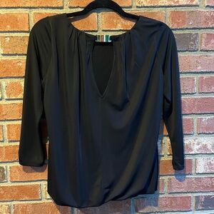 HandM black top with gold accent